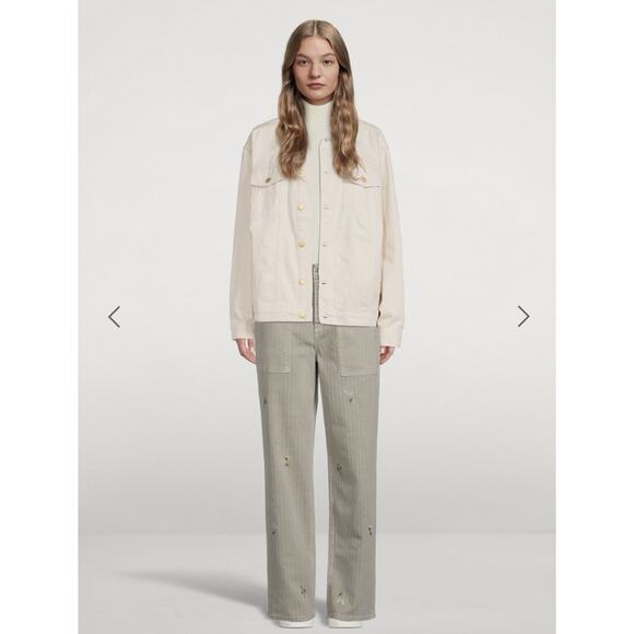 AG ADRIANO GOLDSCHMIED Pant 23 RELAXED STRAIGHT VTG Embroidered - Picture 1 of 13